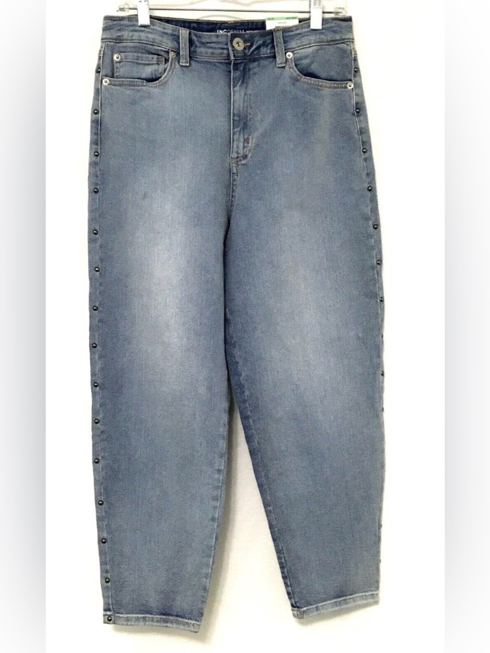 Inc Denim International Concepts Women's Size 8/29 High Rise Studded Mom Jeans